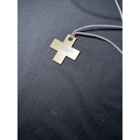 Henriette Steffensen Copenhagen Dress Size Small With Cross Necklace - Picture 2 of 11